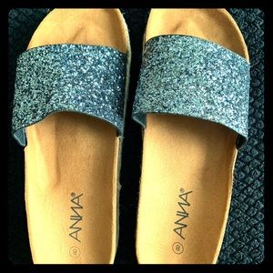 Glitter Wedgd Sandal